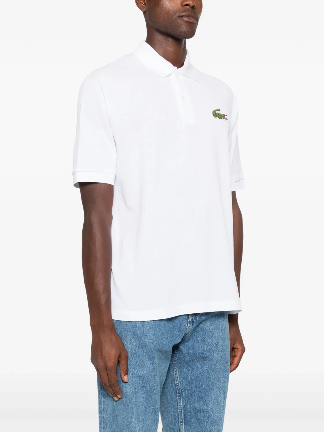 Поло из органического хлопка Lacoste, белый — фото 3
