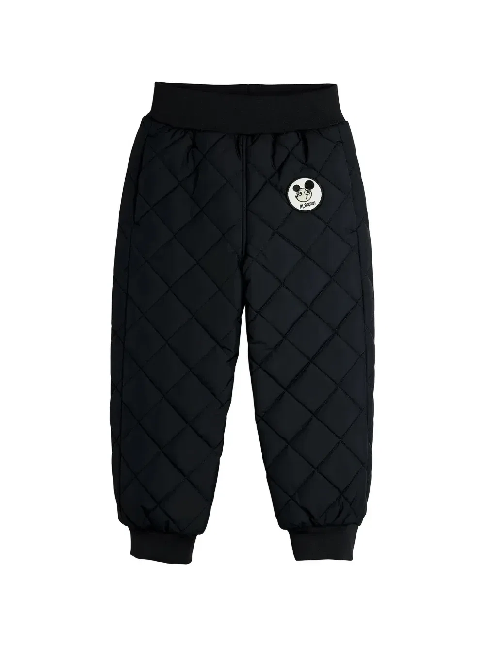 Стеганые брюки Ritzratz Patch Mini Rodini, черный