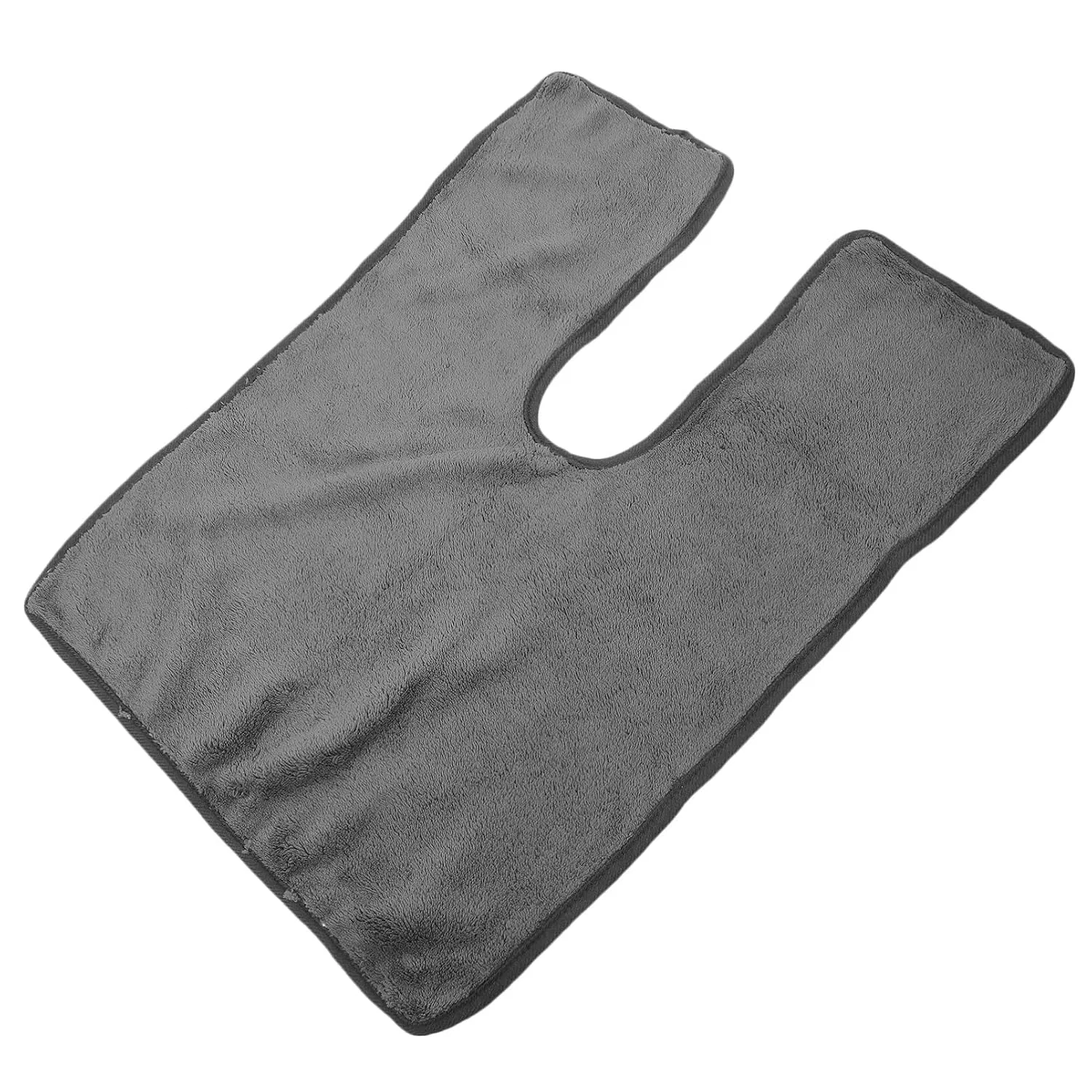Косметическое полотенце для лица с разрезом, Baluue, 1 шт, 50x36 см, Darkgray