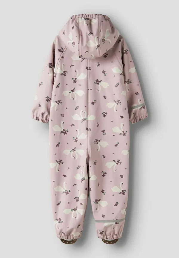 Комбинезон водонепроницаемый Suit dry10 fleece Name It, keepsake lilac, сиреневый/мятный — фото 2