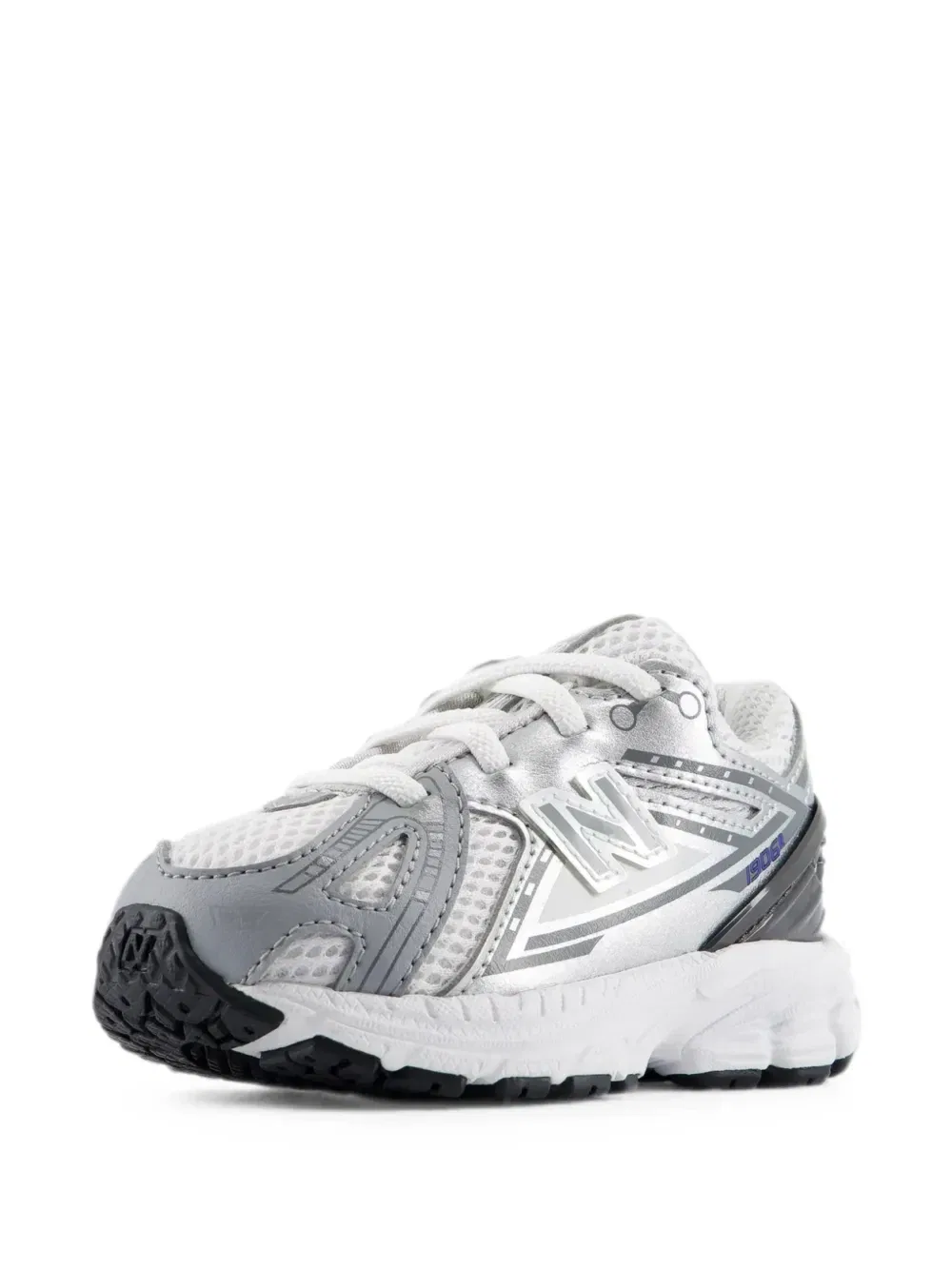 Кроссовки на шнурках-банджи New Balance Kids, белый — фото 3