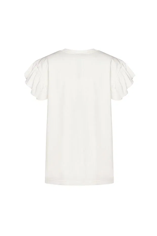 Детская футболка для девочек с принтом Angel Child Short Sleeve Tee Hummel, White — фото 3