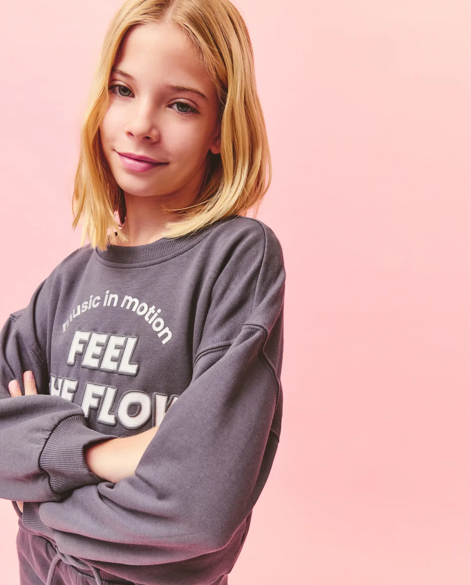 Базовая толстовка для девочки Kids El Corte Inglés, Plomo