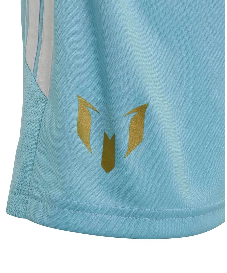 Шорты футбольные Tiro League Messi adidas, Ice Blue — фото 4