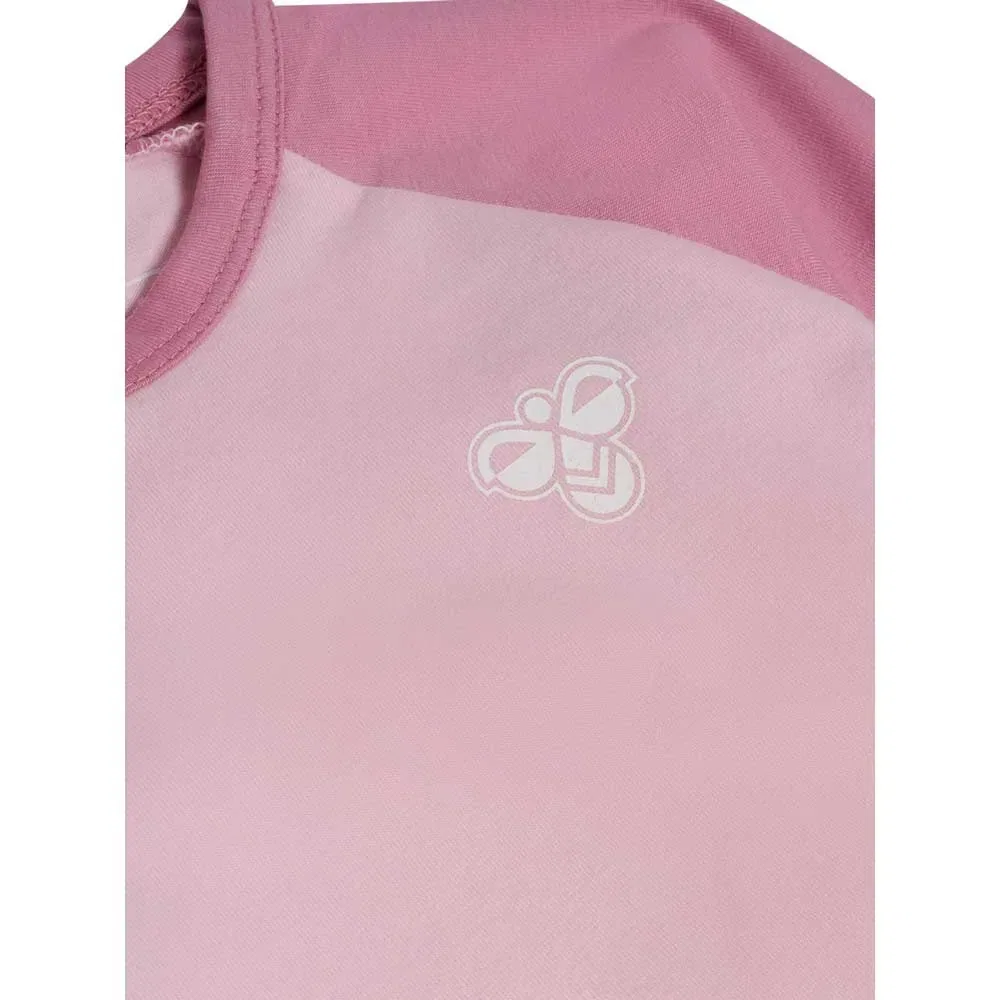 Боди с длинным рукавом Mini Raglan Bee Hummel, розовый — фото 3