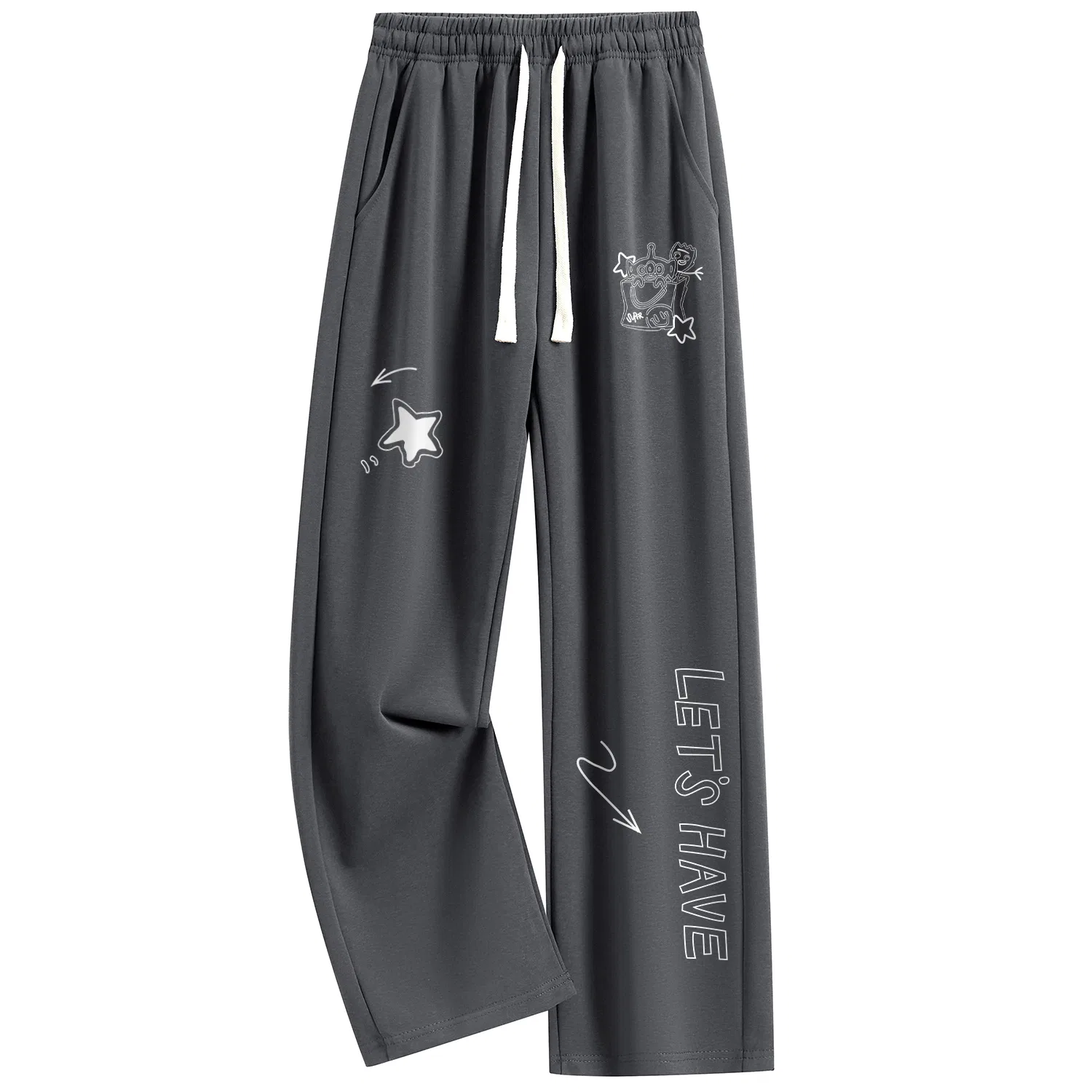 Детские брюки прямого кроя Disney, Dark Gray
