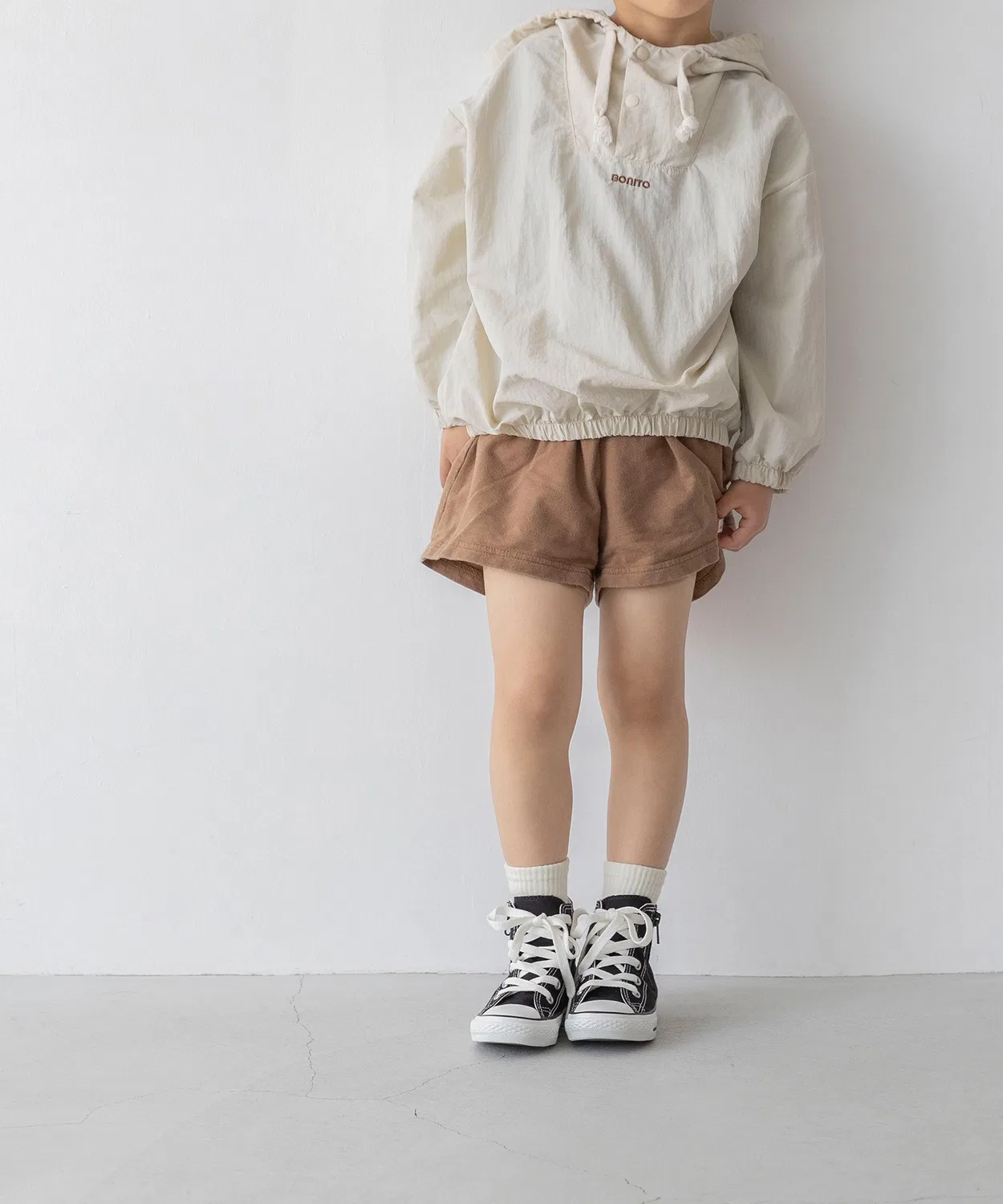 Детские кроссовки-высокие с брендовым логотипом CONVERSE, Белый — фото 4