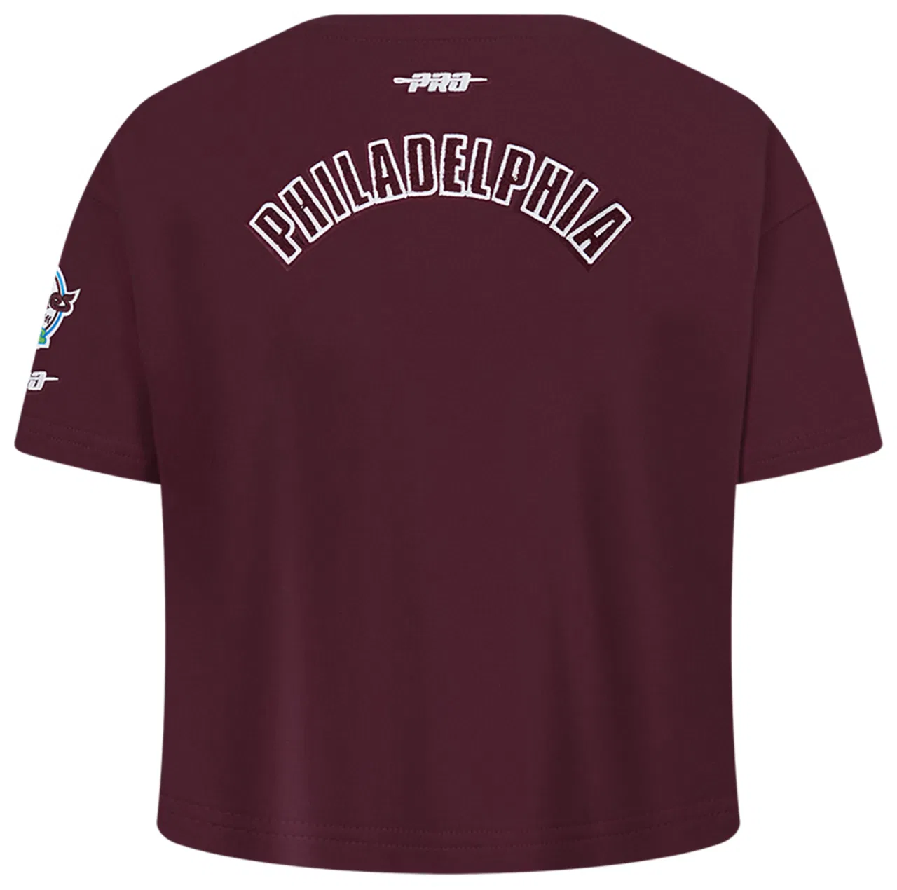 Футболка для девочек Philadelphia Phillies Classic Boxy Pro Standard, цвет Wine — фото 2