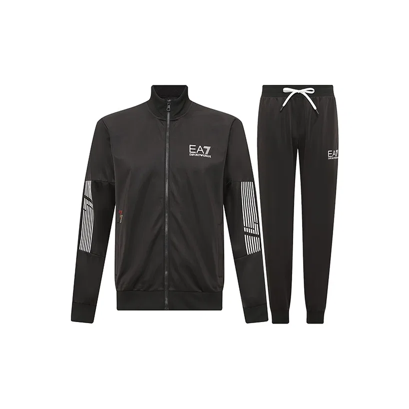 Мужской спортивный комплект из костюма и брюк EMPORIO ARMANI EA7, Black