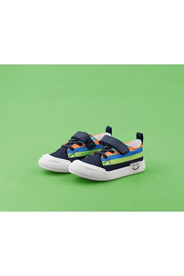 Детские кроссовки для девочек со светодиодной подсветкой Vicco, Navy Blue — фото 2