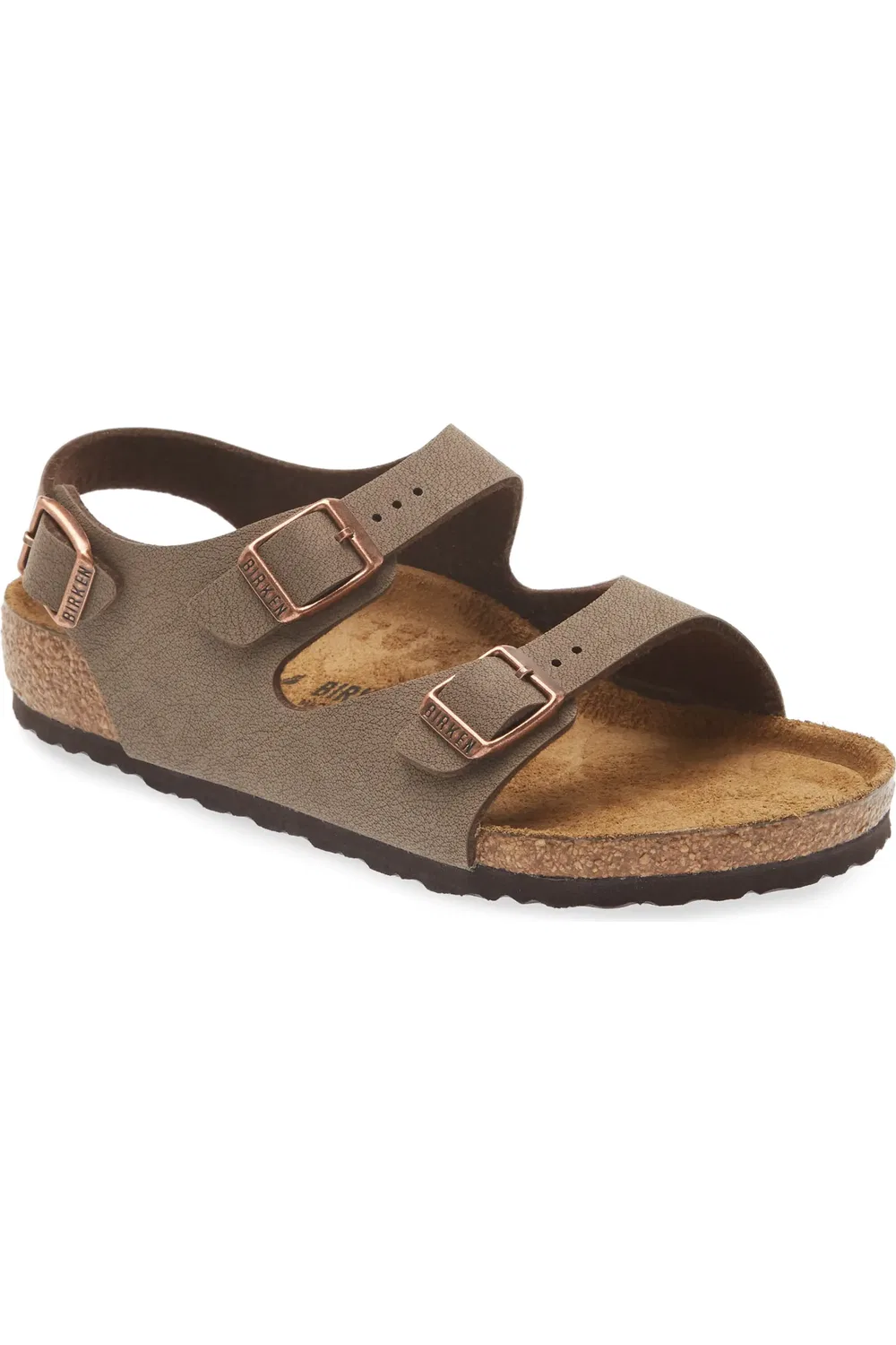 Сандалии детские с контурной стелькой Roma Birkenstock, коричневый