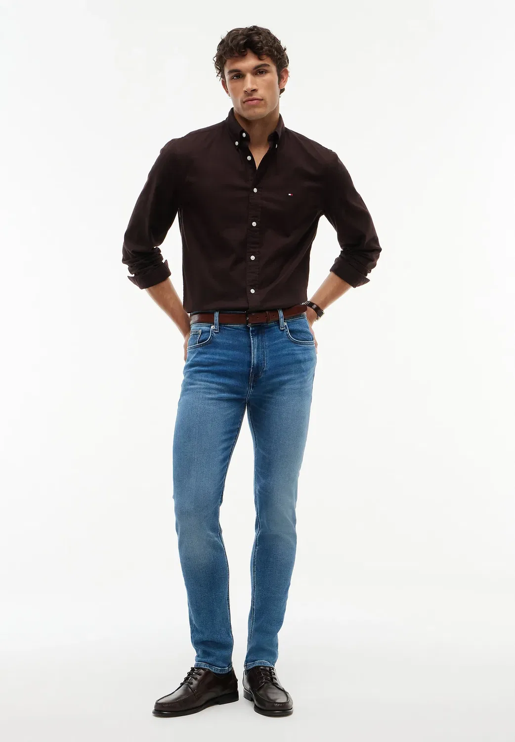 Джинсы Bleecker Slim - узкие джинсы Tommy Hilfiger, Jump Blue — фото 2