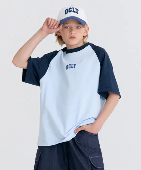 Футболка с коротким рукавом реглан, G13 Ocelot Junior, Navy