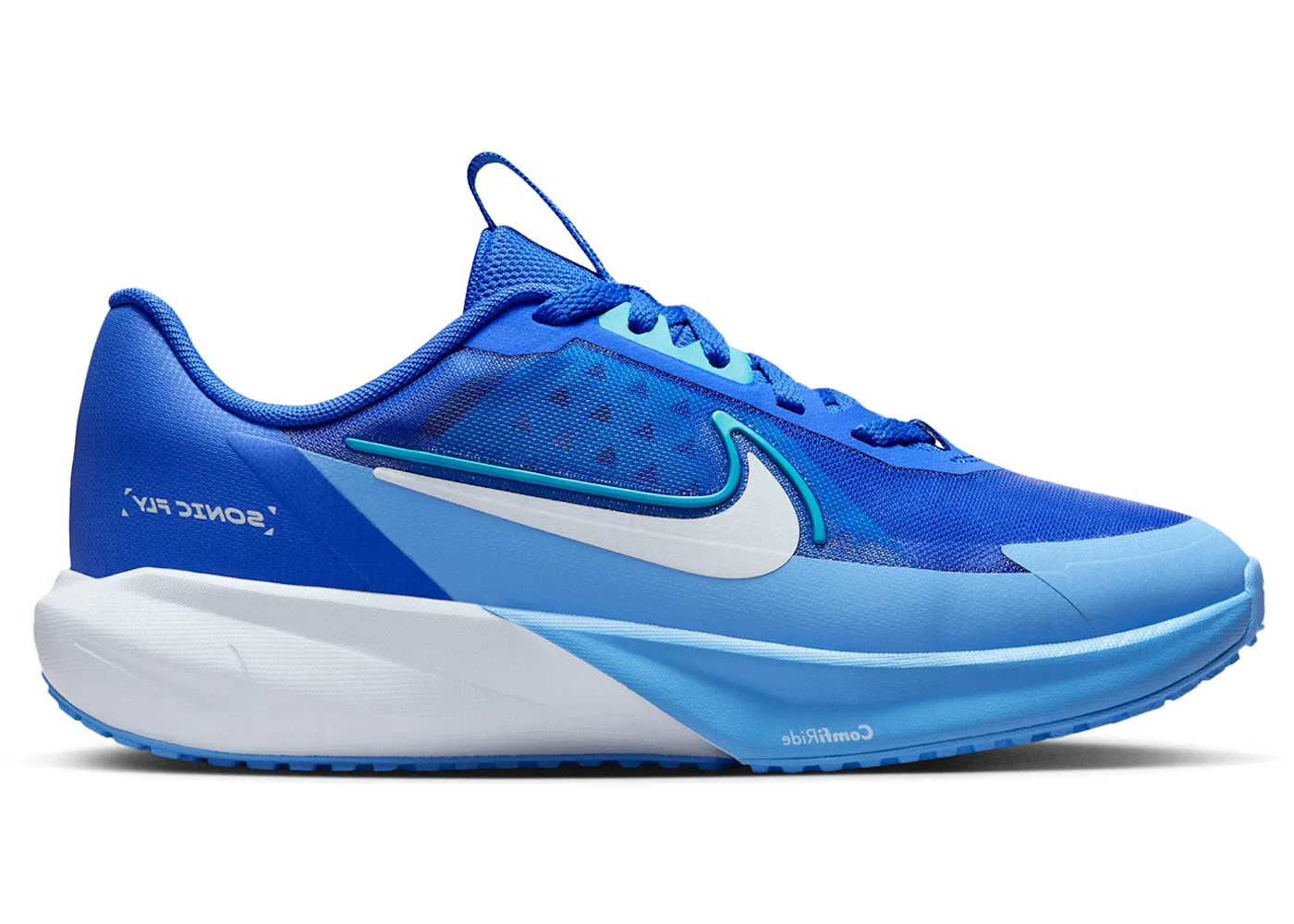 Детские кроссовки для бега Nike Sonic Fly, Blue Tint/Dusty Cactus/Hyper Royal/White