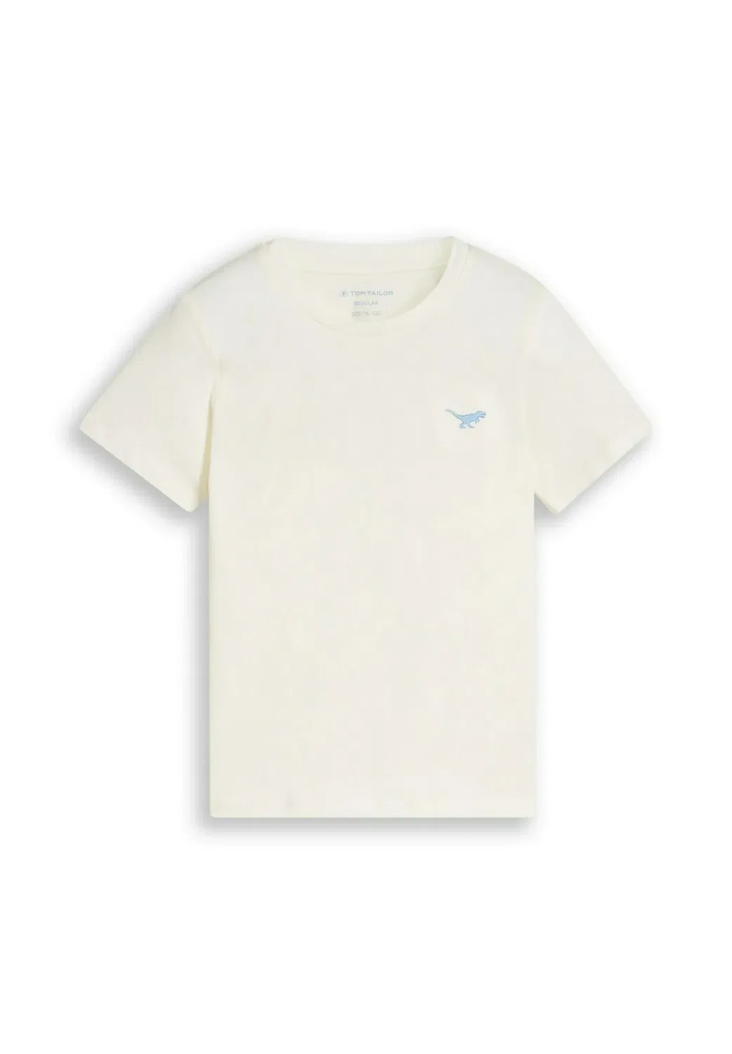 Простая футболка Tom Tailor, Wool White
