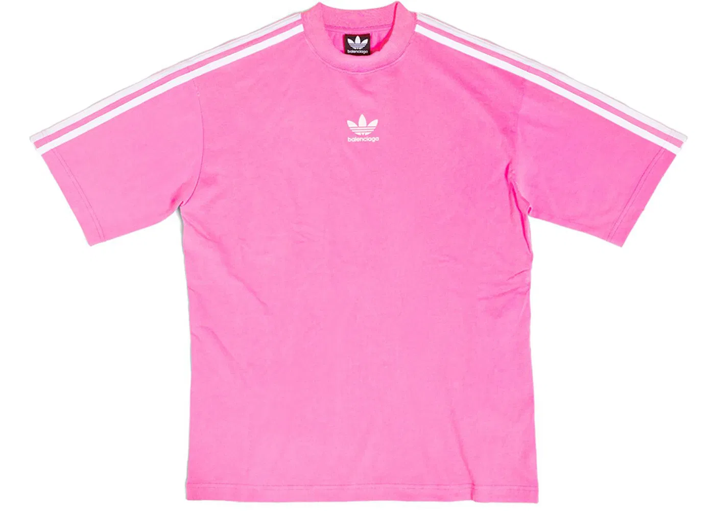 Унисекс футболка с принтом T-Shirt Balenciaga, Neon Pink