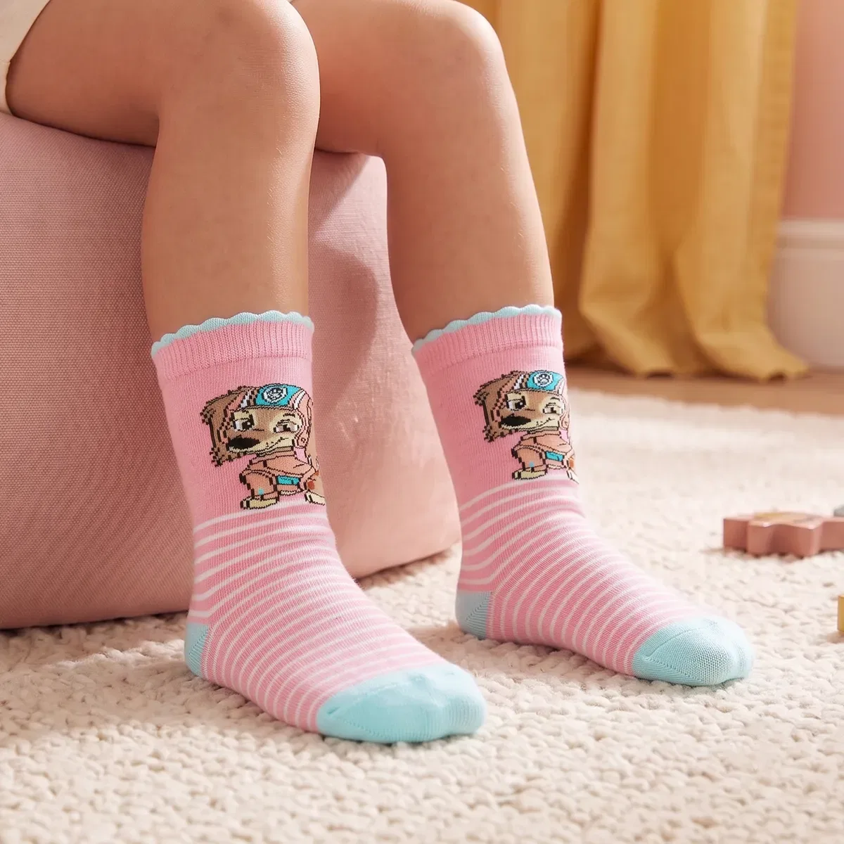 Детские носки с принтом Skye, Liberty & Everest 3 Pack Paw Patrol, Multi — фото 3