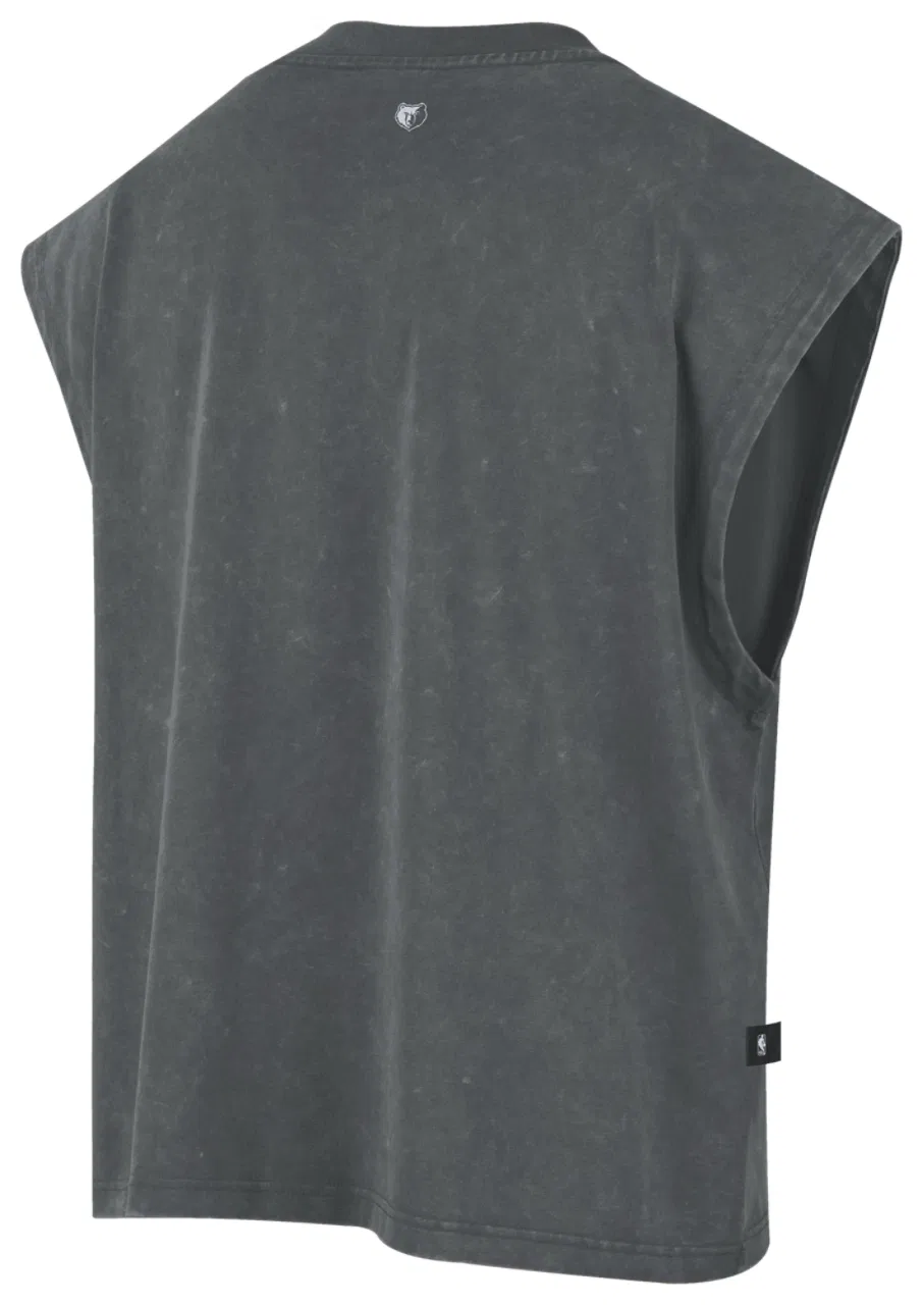 Мужская майка с влагоотводящей технологией Grizzlies Dri-FIT Icon Top Nike, серый/белый — фото 2