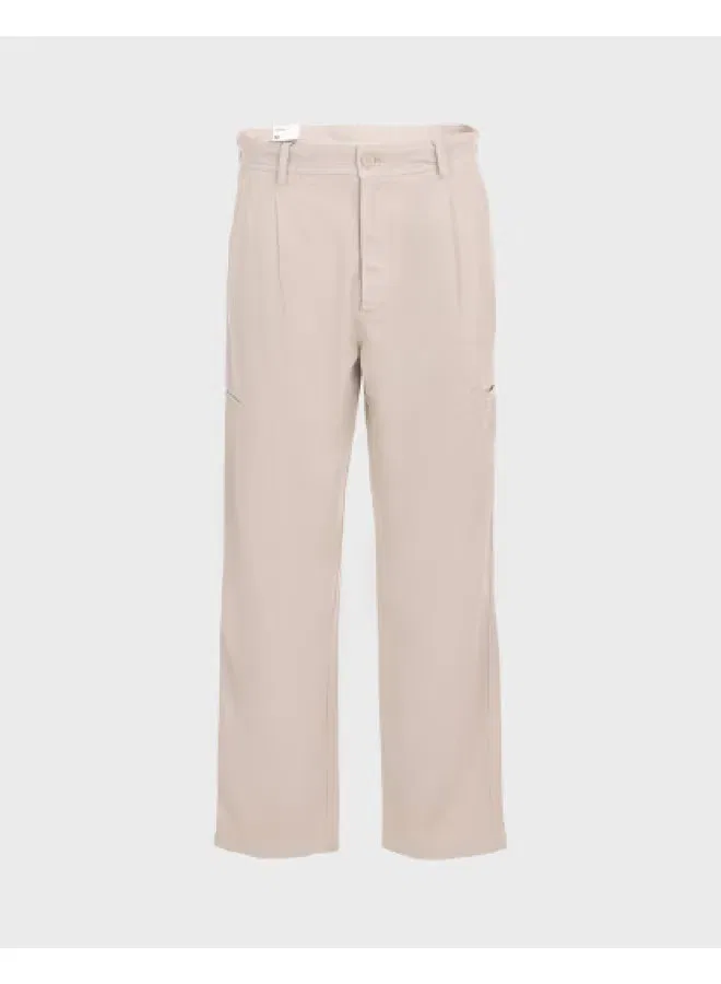 Брюки прямые Zara, хаки