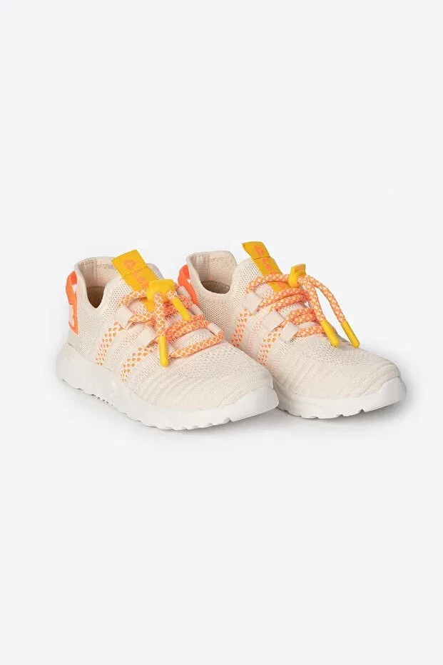 Детские кроссовки для девочек текстильные Unisex Kids Sneakers Letoon, Beige