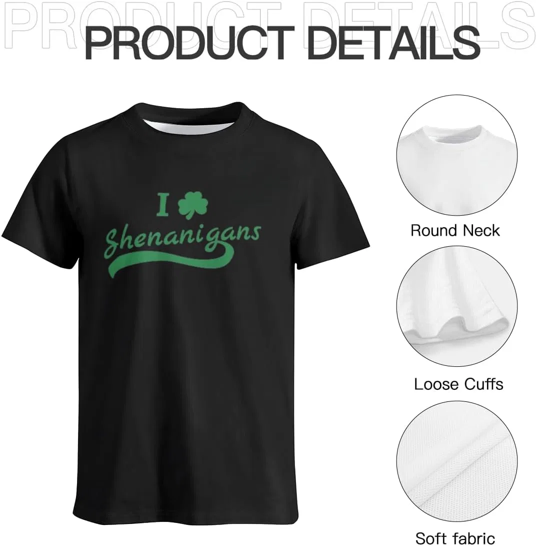 Футболка с принтом клевера Custom, Green — фото 4