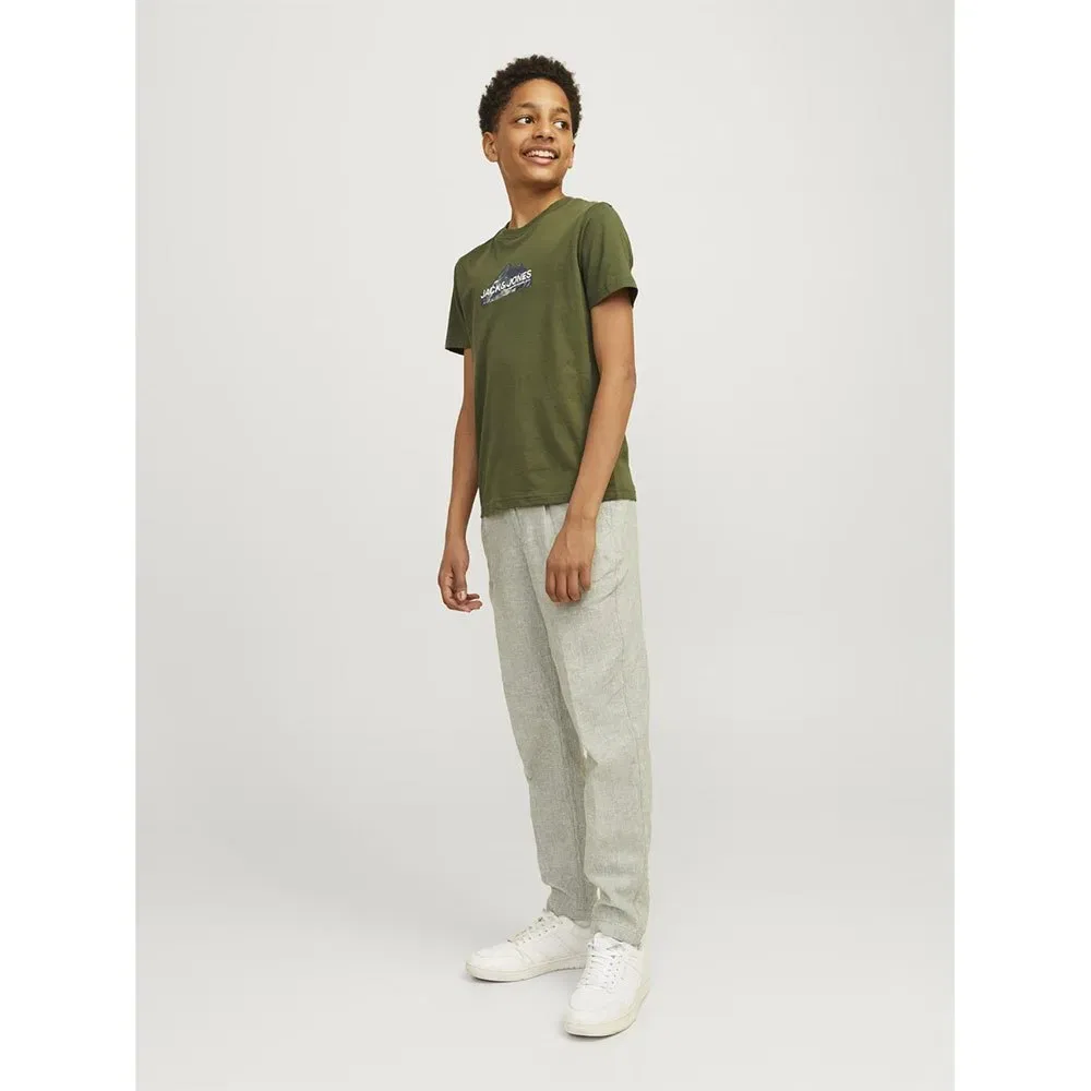 Футболка Mountain Logo Jack & Jones, зеленый — фото 4