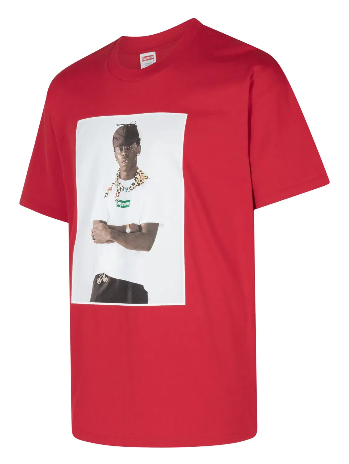 Футболка с принтом от Tyler The Creator Supreme, красный — фото 2