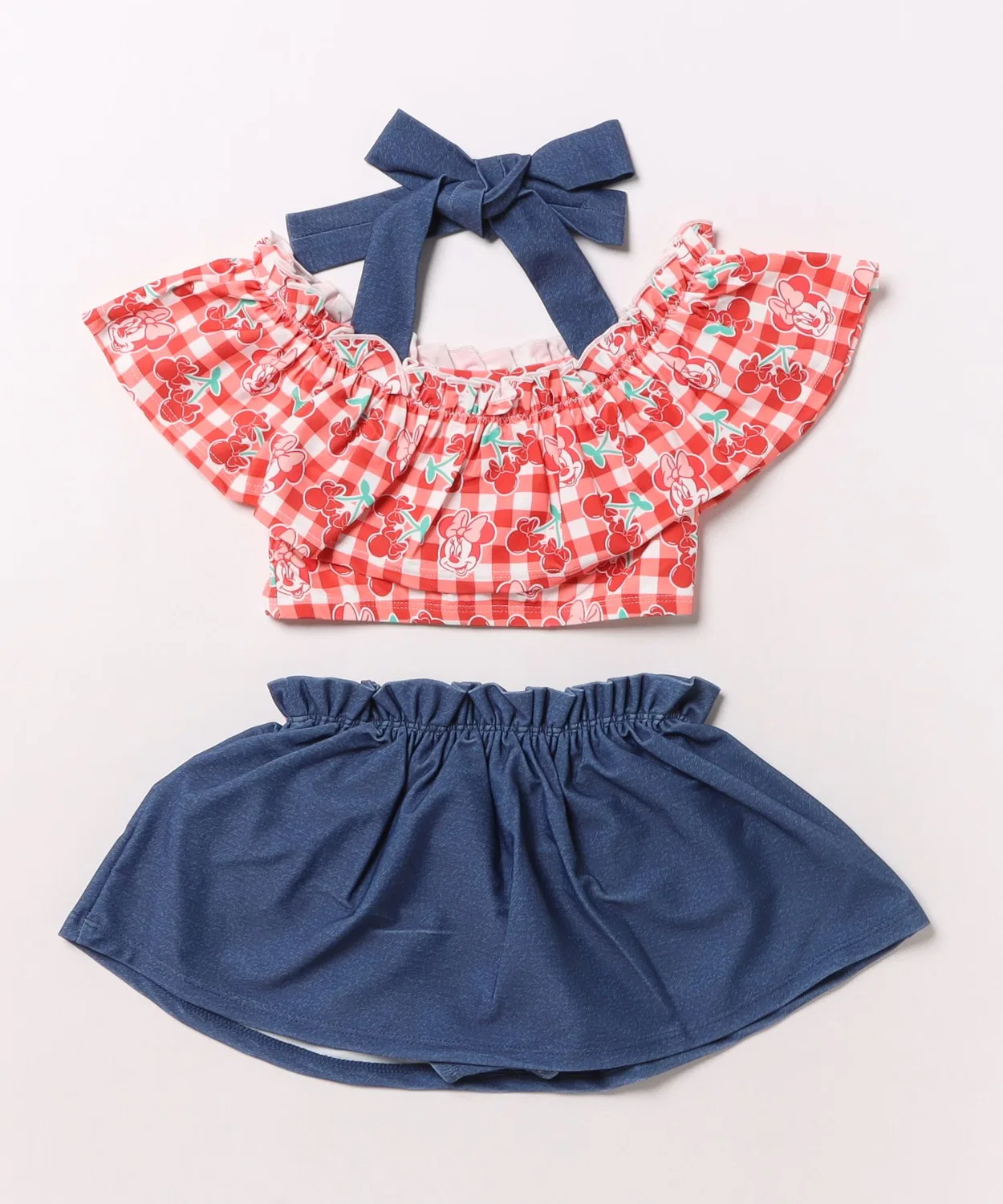 Детский комплект для плавания с воланами и принтом Disney BABYDOLL, Красный — фото 3