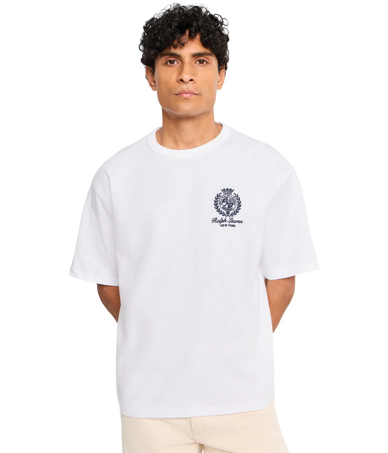 Футболка свободного кроя с графическим принтом. Polo Ralph Lauren, White