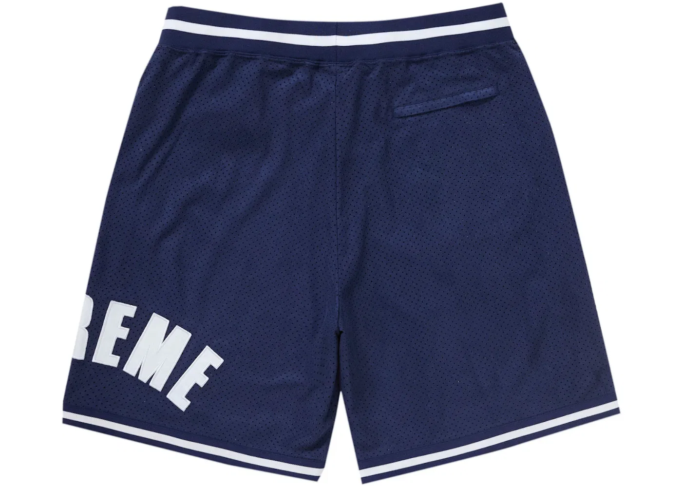Мужские шорты из ультразамши с сетчатой подкладкой Supreme Short, Navy — фото 3