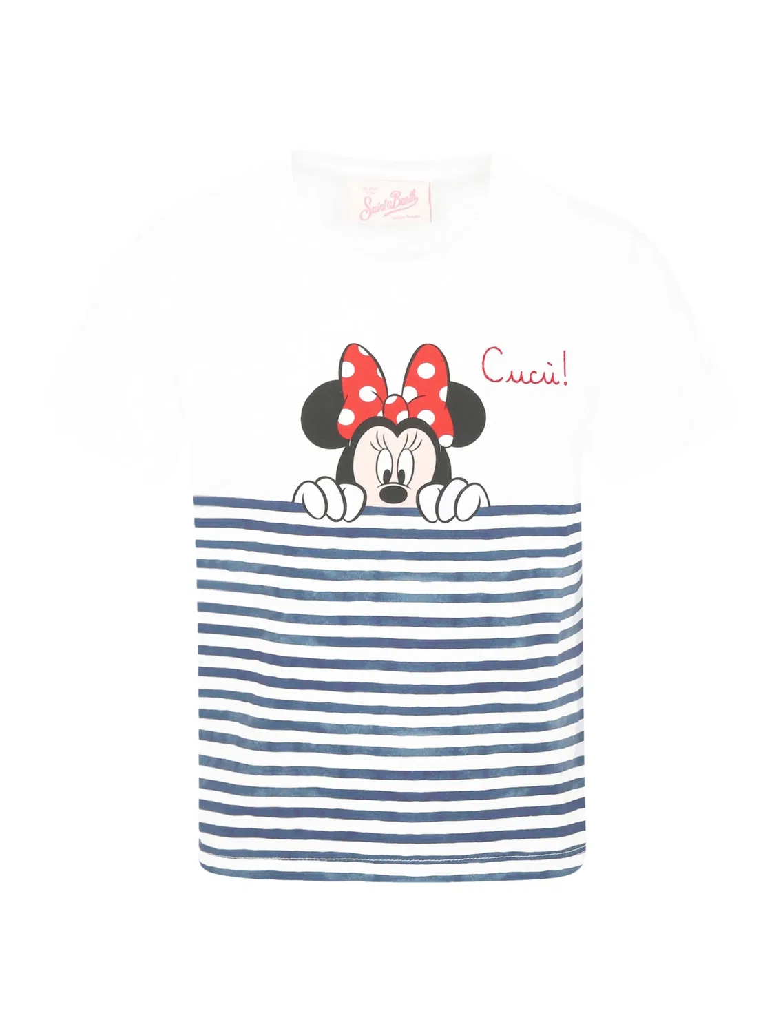 Футболка Disney из хлопка MC2 Saint Barth, белый