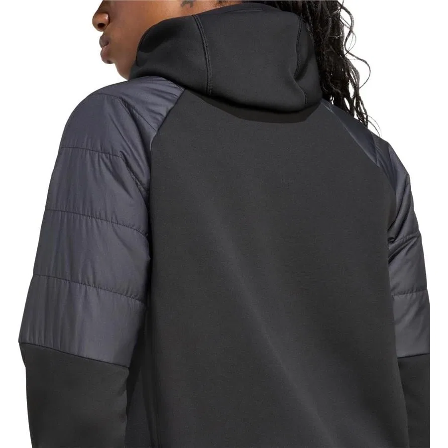 Куртка женская с капюшоном adidas W Multi Hyb Jkt JC5180, Черный — фото 4