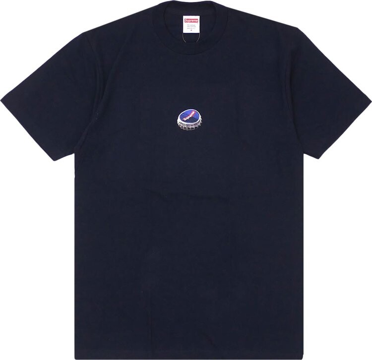 

Футболка Supreme Bottle Cap Tee 'Navy', синий