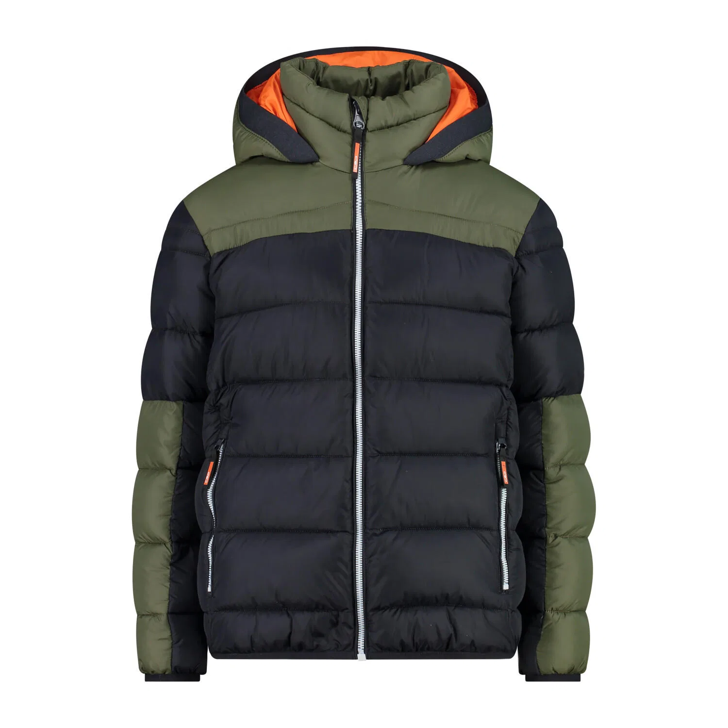 Детская стеганая куртка с капюшоном KID JACKET FIX HOOD Cmp, Schwarz