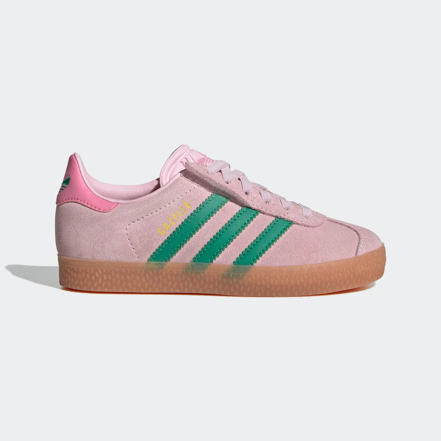 Детские кроссовки с тремя полосками Adidas Originals, Clear Pink / Court Green / Bliss Pink — фото 2