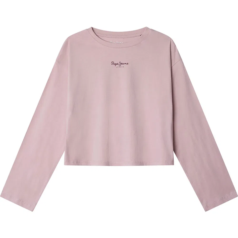 Футболка с длинным рукавом Ally Pepe Jeans, розовый