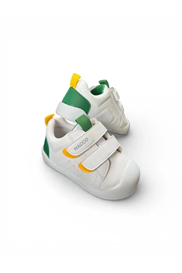 Детские туфли для девочек без каблука Macco Shoes, Green — фото 3