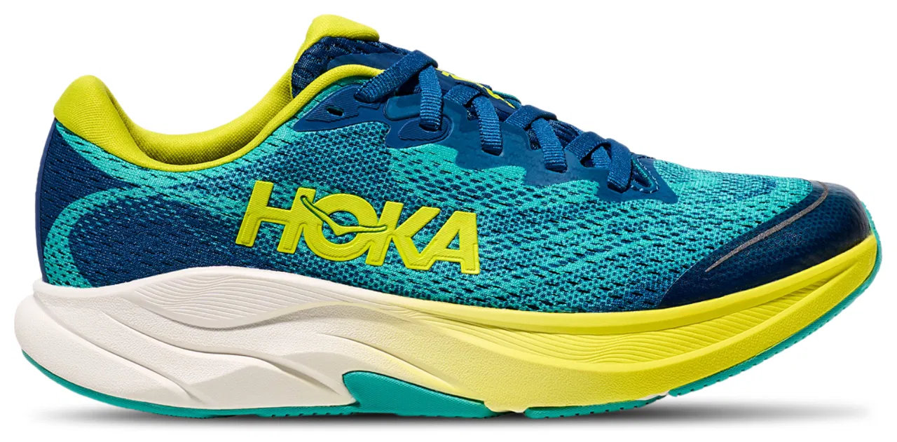 Детские кроссовки для мальчиков с амортизацией Rincon 4 HOKA, Blue/Yellow