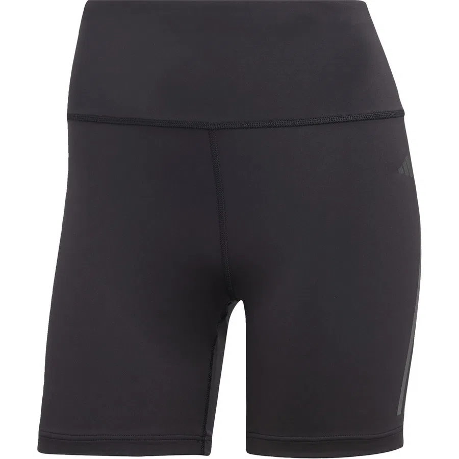 Леггинсы-шорты с карманом Dailyrun 3-Stripes Five-Inch Short Leggings adidas, Черный