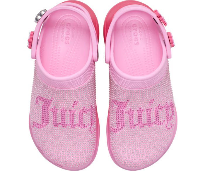 Сабо на платформе Crocs x Juicy Couture Bae, розовый