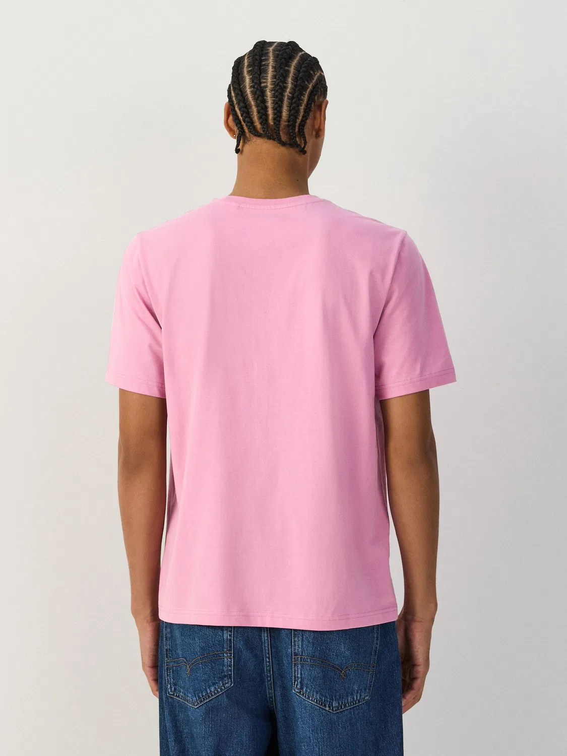 Футболка с круглым вырезом, Regular Fit, Essential Next, Pink Candy — фото 4