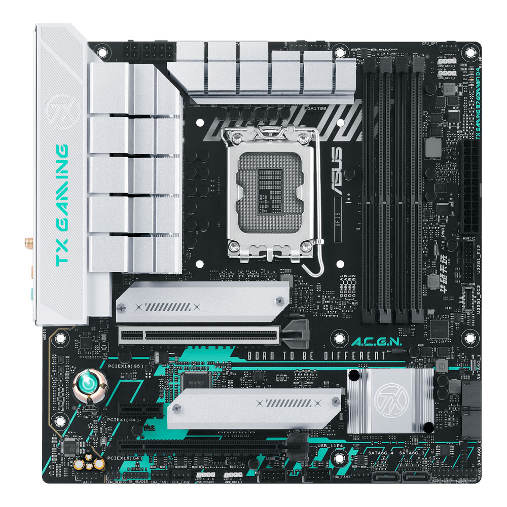 

Материнская плата Asus TX GAMING B760M WIFI D4 Tianxuan, LGA 1700, DDR4, Wi-Fi