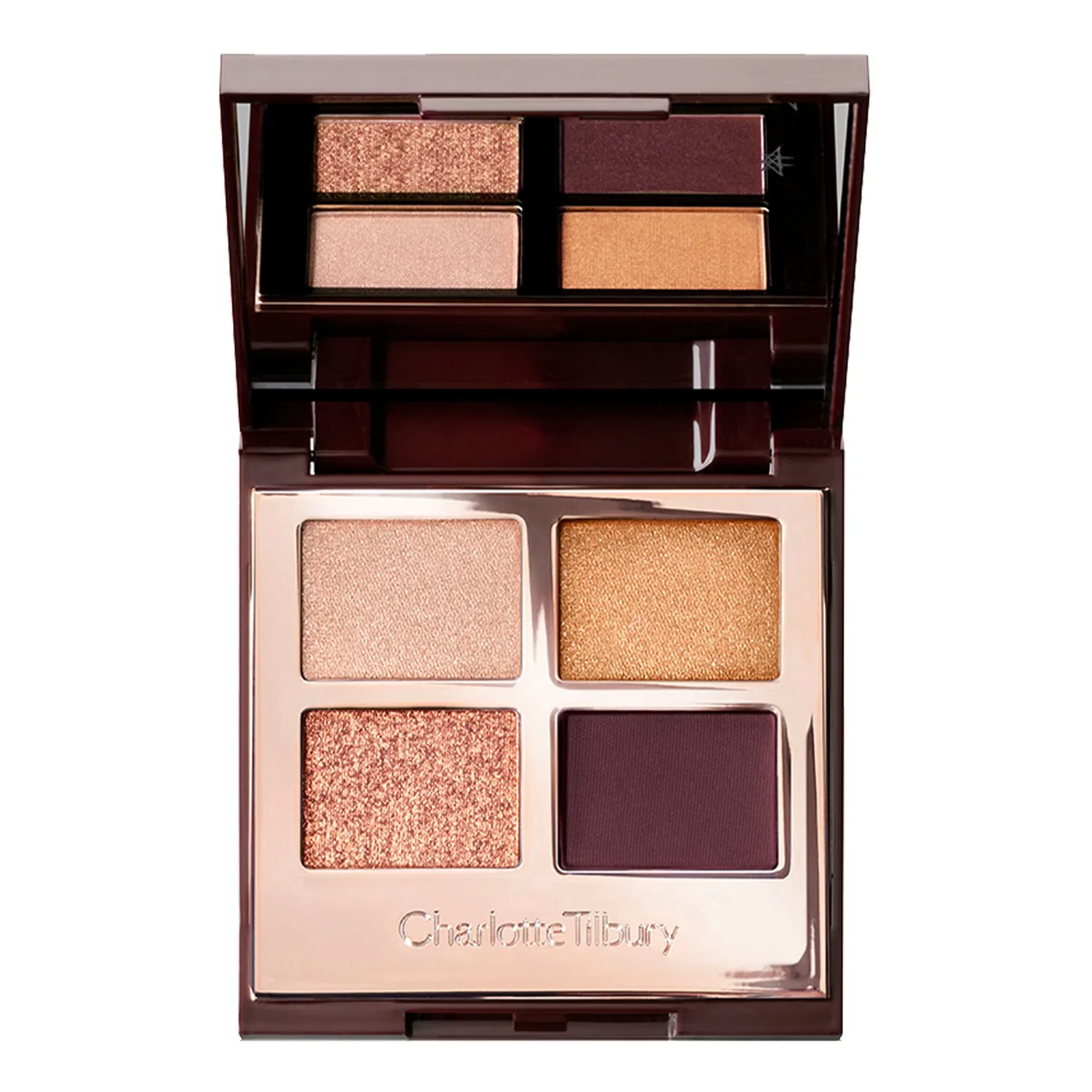 Палитра теней для век Luxury Palette Pillow Talk, 5,2 г, с мерцающими оттенками, CHARLOTTE TILBURY, The Queen Of Glow
