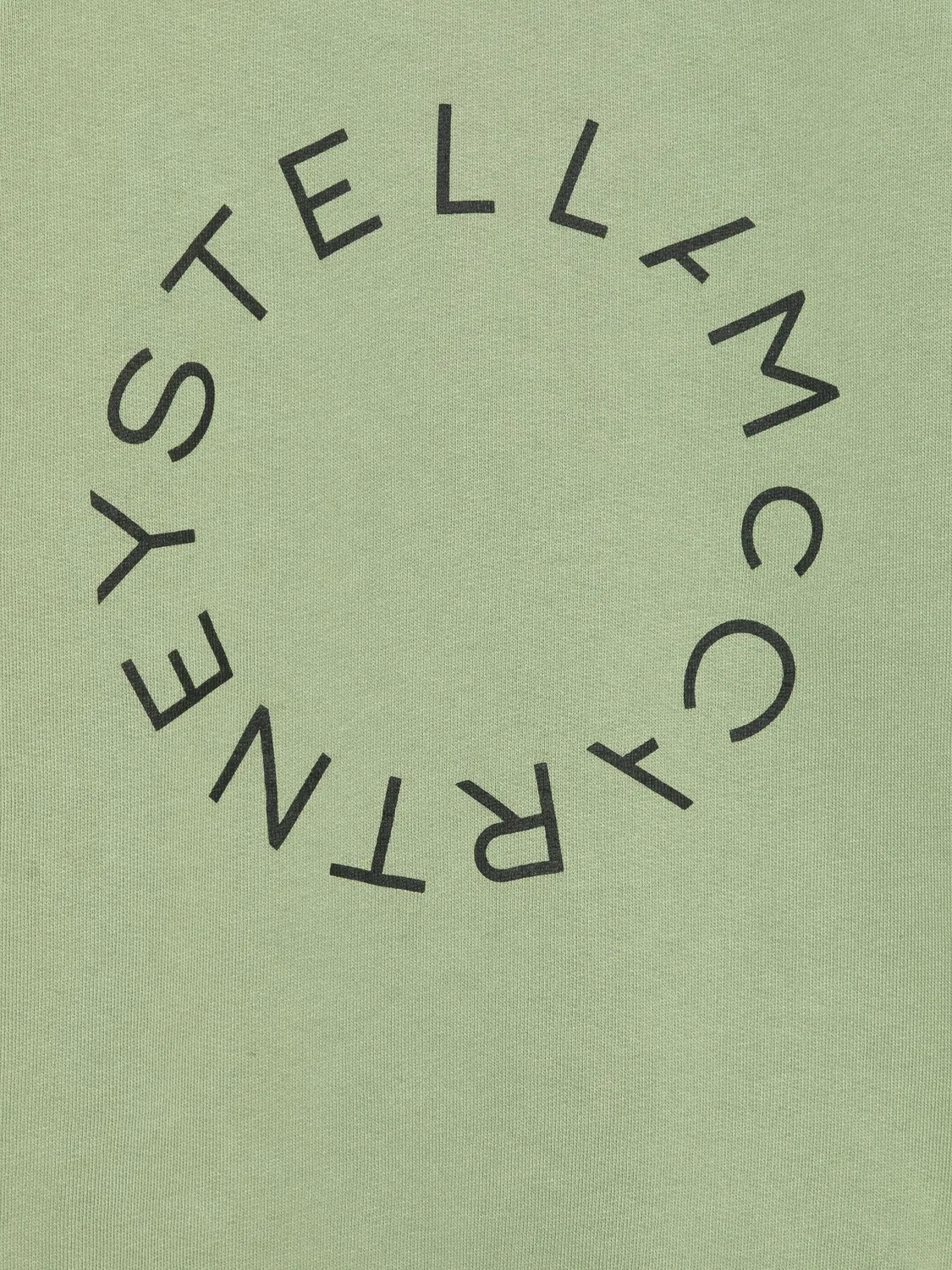 Толстовка с круговым логотипом Stella McCartney, зеленый — фото 2