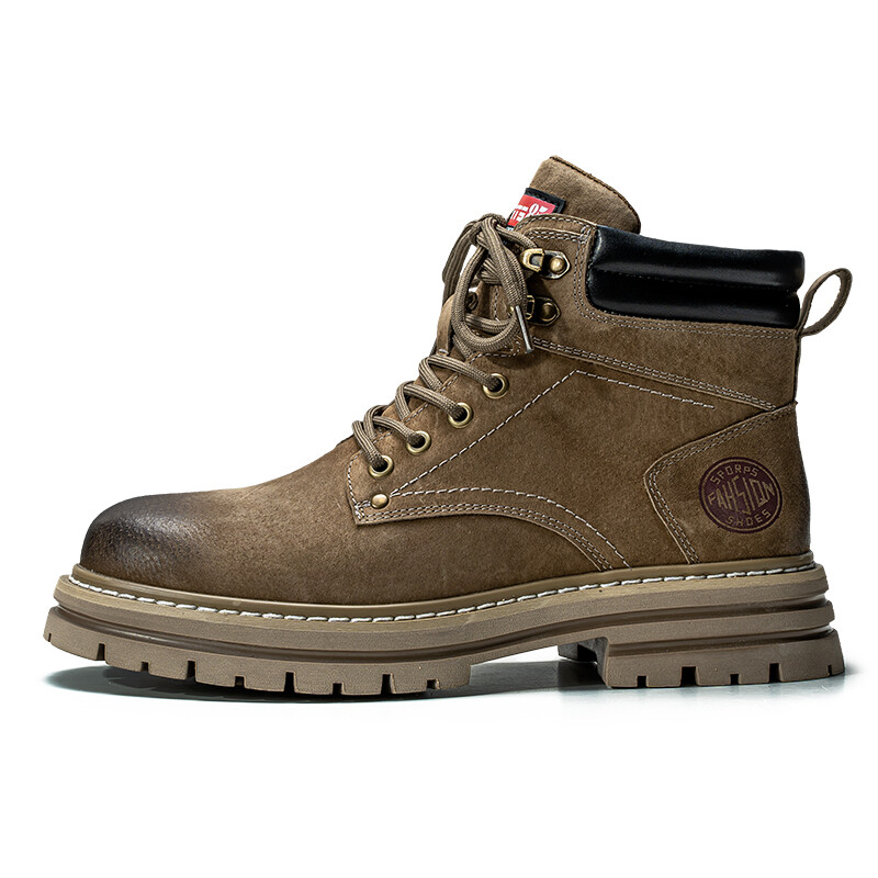 

Мужские ботинки Cahhrrn X Martin Boot Men Beige Weishibangwei