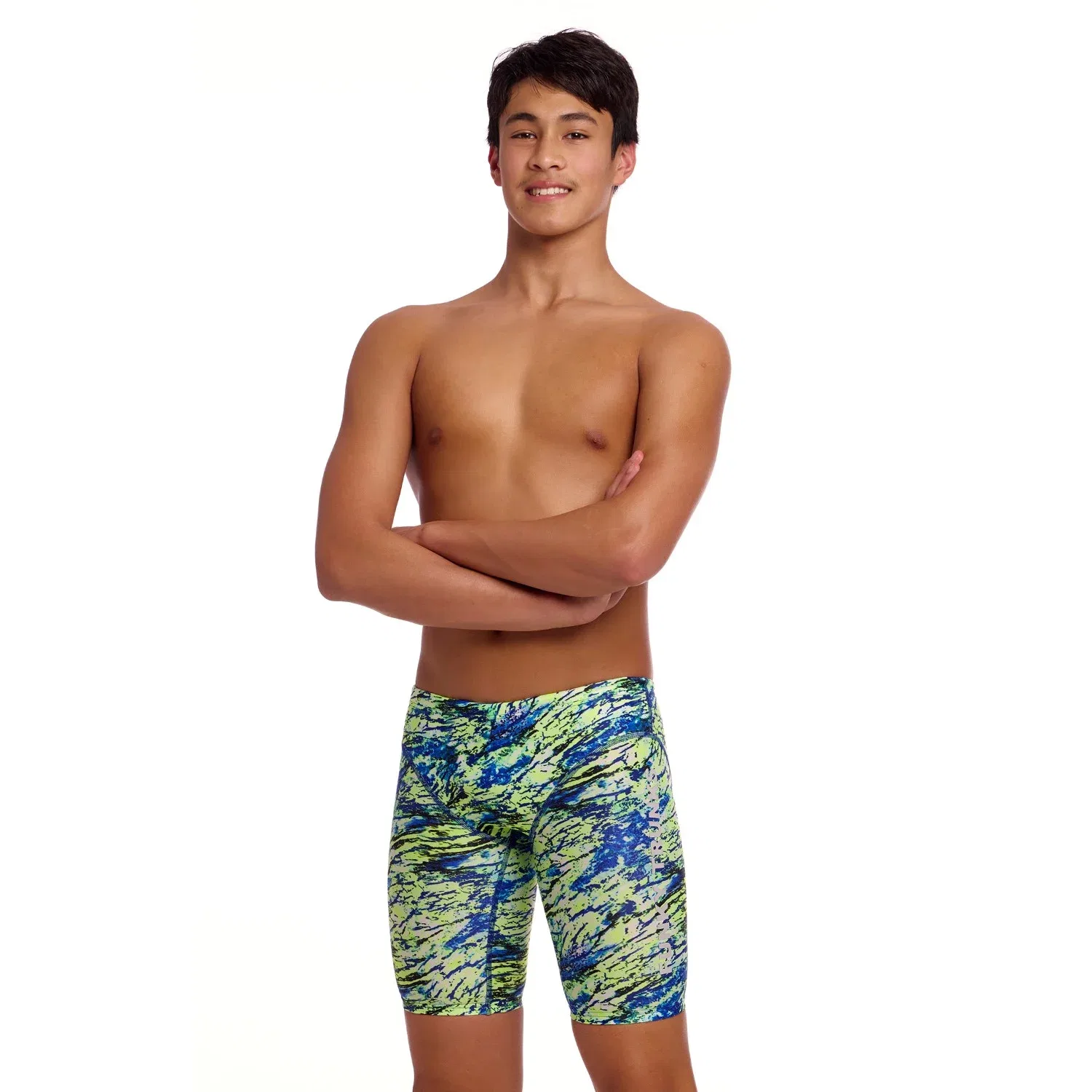 Шорты для плавания устойчивые к хлору и соленой воде Scaled Back Funky Trunks, разноцветный — фото 2