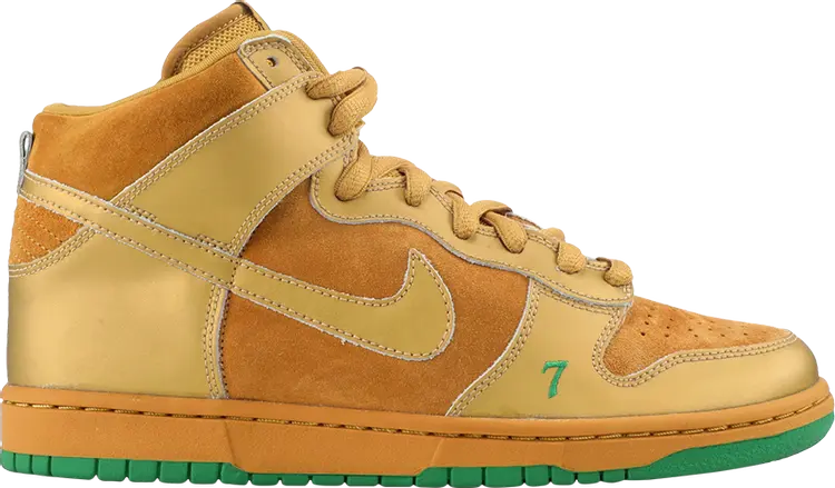 

Кроссовки Nike Dunk High Pro SB 'Lucky', коричневый