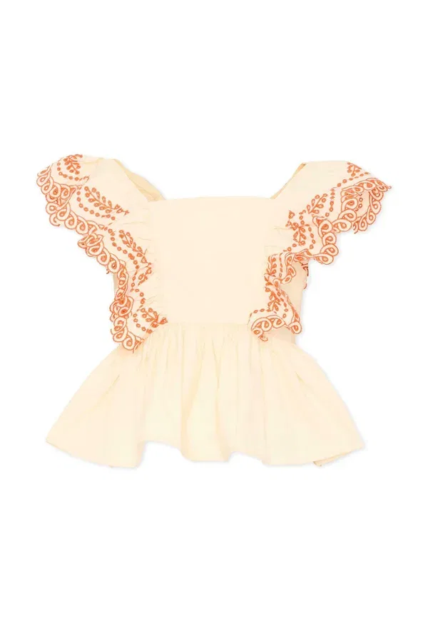 Блуза с вышивкой Blouse Molo, ivory, слоновая кость