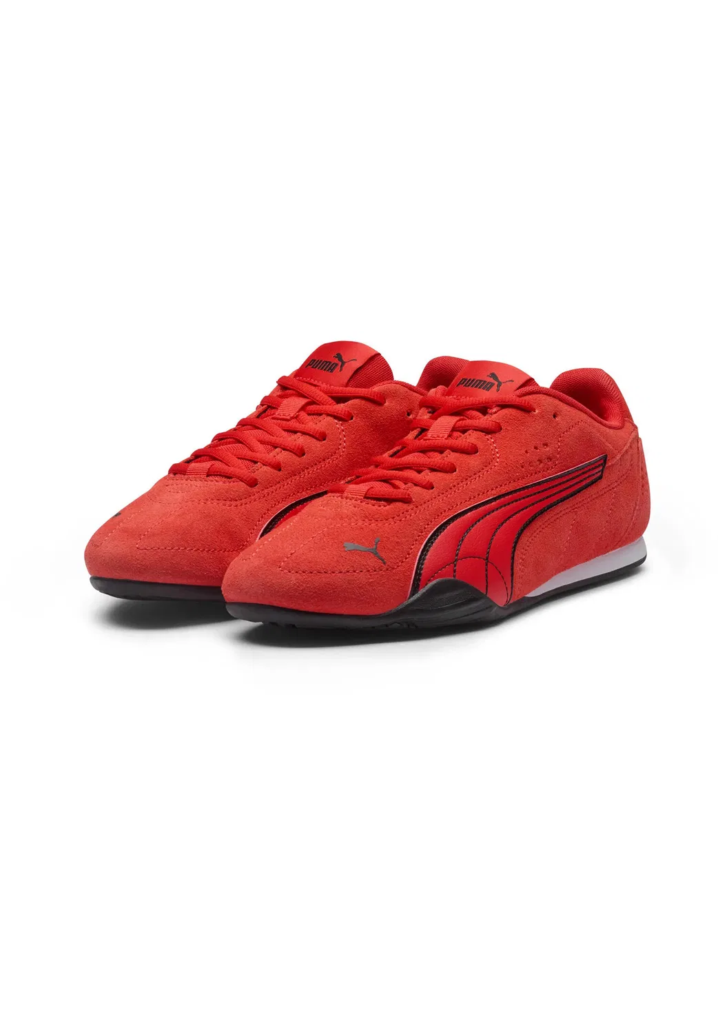 Детские кроссовки на шнуровке Puma CATCH SD, Rot / Schwarz / Rot