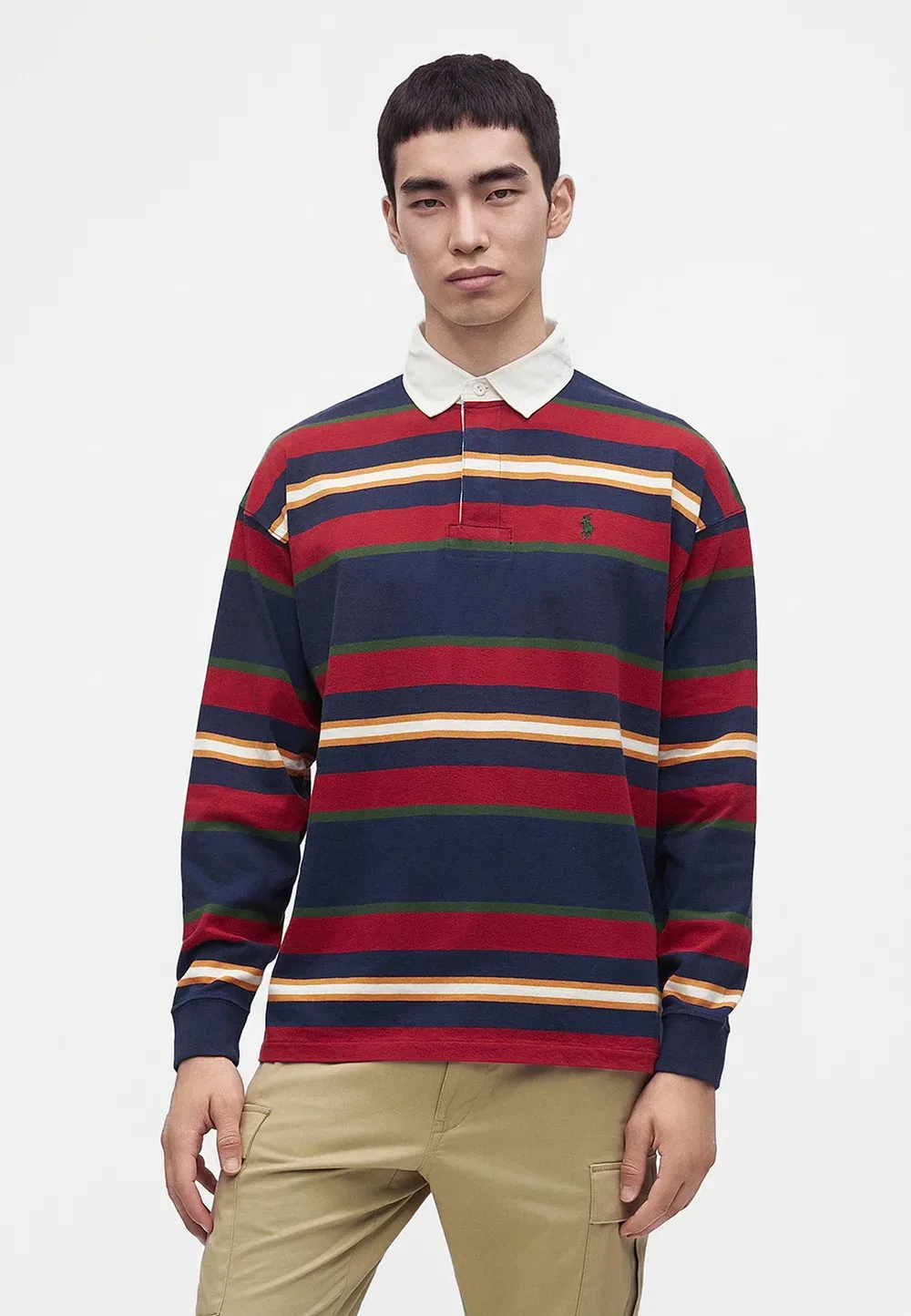 Регбийный пуловер - рубашка-поло Polo Ralph Lauren, Navy